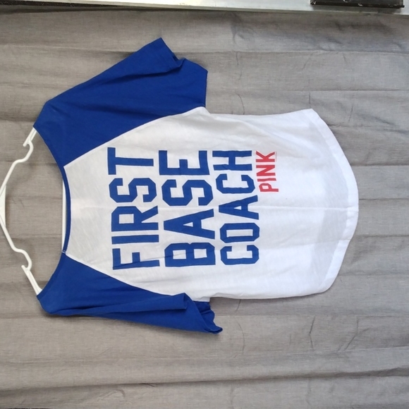 PINK Vintage styleVictoria's Secret jersey Rangers First Base Coach - Picture 3 of 4